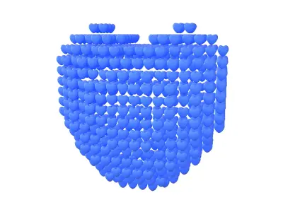 Heart Stylish Style v1 004 3D model