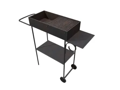 grill Low-poly 3D model