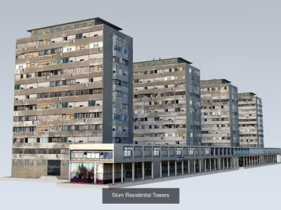 Belgrade Communist Architecture 3D Model Pack