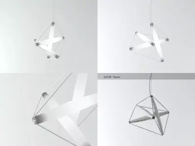 Bucky pendant 3D model