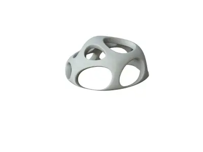 SciFi Cube Object No 53991 Low Poly Shape Low-poly 3D model