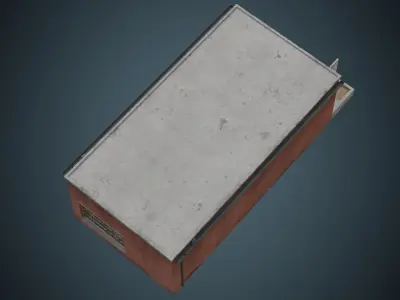 Building 3B Low-poly 3D model