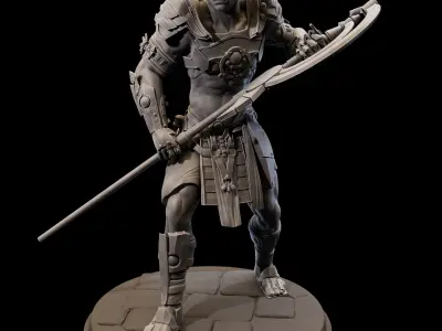 Anubis Warrior 3d print 3D print model