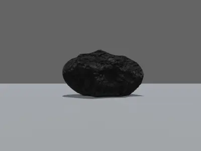 Stone rock Free low-poly 3D model