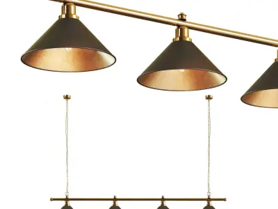 cone lights 3D model