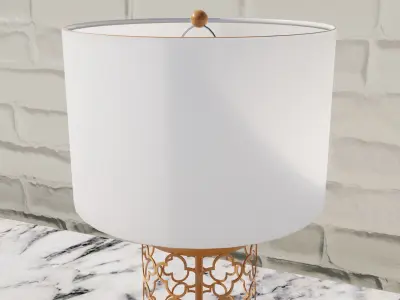 Arab style lamp Low-poly 3D model