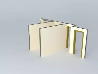 Attic Walls for Victorian House Free 3D model