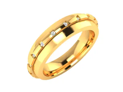 Women Ring  Render 3dm STL OBJ FBX Details 3D print model 199