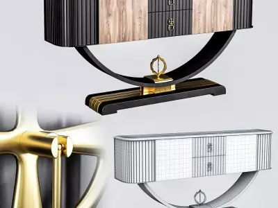 chest of drawers 42 3D model