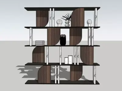 sketchup Bookshelf  3D model