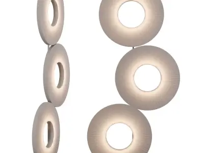 roche bobois cactus floor lamp 3D model