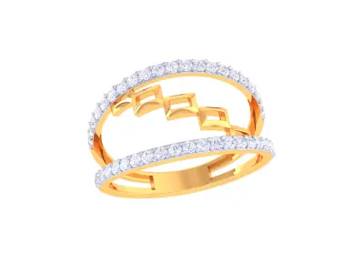 Women Ring  Render 3dm STL OBJ FBX Details 3D print model 162