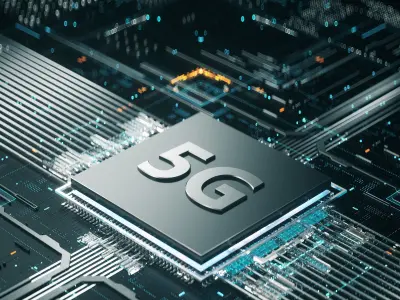 C4D Octane CPU chip core capacitance Scifi Circuit board 3D model