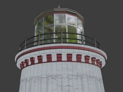 Lighthouse 3D model 8