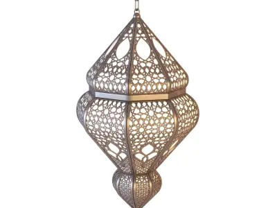 Old Lantern - Damascus Style 3D model
