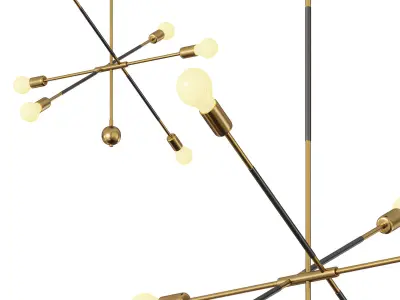 Chandelier Zora by Lalume 3D model
