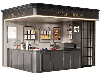 COFFE SHOP NO45 A 3D model