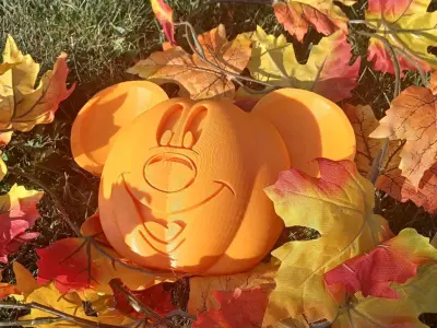 Mickey Pumpkin Main street pumpkin Wreath decor  3D print model