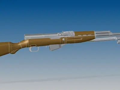 Soviet SKS 3D model
