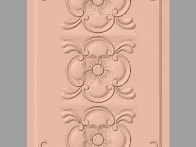 Artcam 3D relief STL models for CNC woodworking E149 3D model