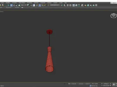 Vanderbilt Mini Pendant Light Low-poly 3D model