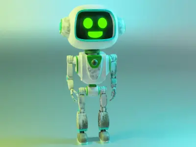 Cute Robot 3D model order