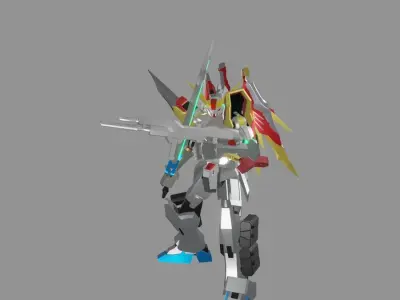 The Mecha Attacker 18 3D model