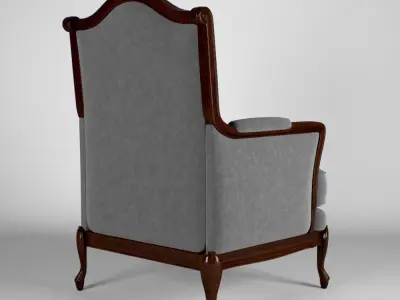 Classic Armchair 3D model