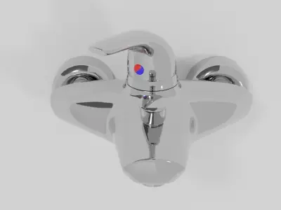 Bathtub faucet 3D model