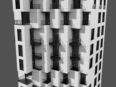 RESIDENTIAL BUILDING NO113 A 3D model