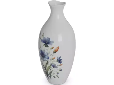 Home decorations Ceramic Vase Low-poly 3D model