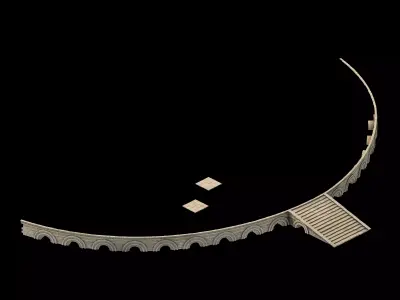 Moon City - Embankment 12 3D model