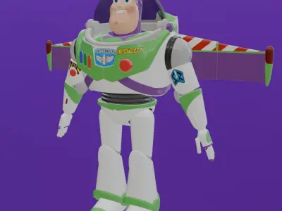Buzz Lightyear 3D Model - High-Quality Toy Story Character 3D model