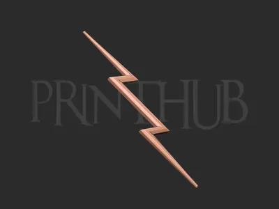 Zeus Thunderbolt 3d print model 3D print model