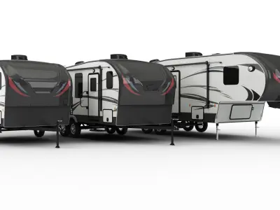  Travel Trailers 3 in 1 