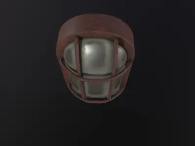 Bulkhead Light 3D Model Low-poly 3D model