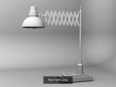 TABLE LAMP COMBO 3D Model Pack