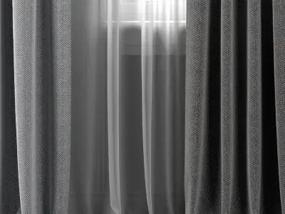 Curtain Set 297 3D model