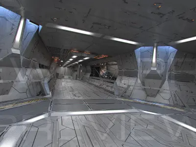 Sci-fi Textures Advanced Pack Low-poly 3D model