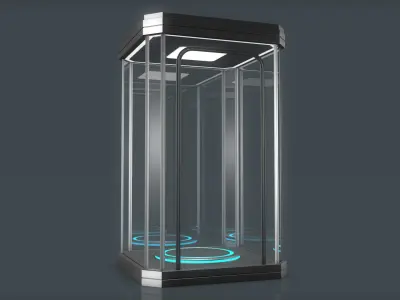 Sci Fi Liquid Incubator 3D model purchase