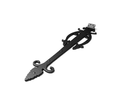 Old Door Hinge 3D model