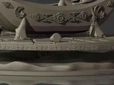 Elizabeth Bathory  Miniature Bloody Countess 3D print model