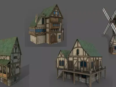 Medieval Fantasy House Pack