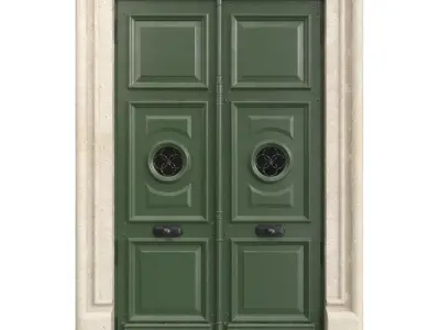 Entrance classic door 70  3D model