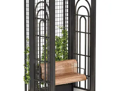 Garden Arbor Design 3D model