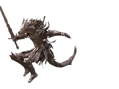 Werewolf Robot mech 3D model