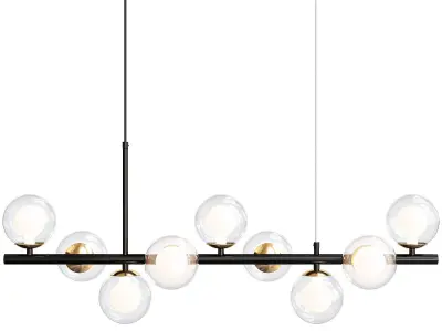 Cluster 9 Lamps 3D model