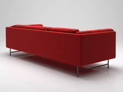 Bank Sofa 3 Seater 3D model