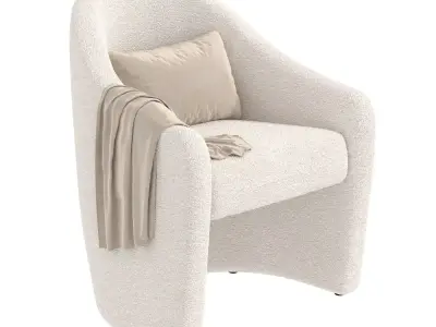 Four Hands Levi Dining Chair 3D model