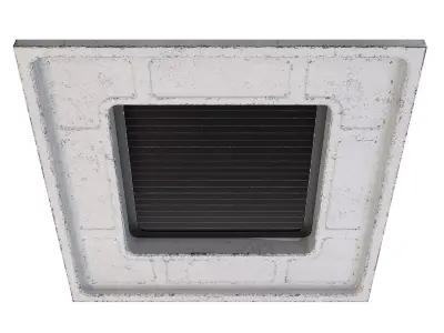 Futuristic Apartment Ceiling 3D model purchase